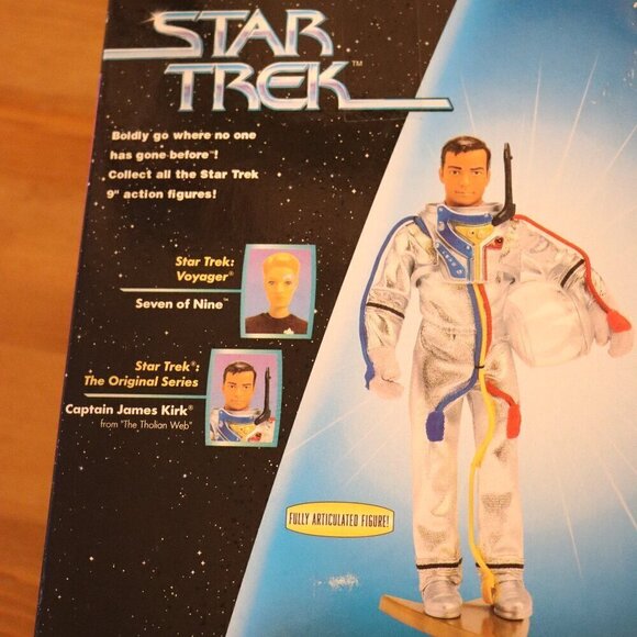 Star Trek Captain James Kirk in Environmental Suit 9" Action Figure, unopened - Picture 5 of 8